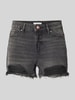 Only Jeansshorts im Destroyed-Look Modell 'PACY' Black