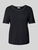 Vila T-Shirt mit Rundhalsausschnitt Modell 'SILLY' Black