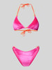 Banana Moon Bikiniset met logo-applicatie, model 'YEROOAKA NEOSUN' Felroze