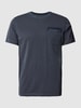 JOOP! Jeans T-Shirt mit aufgesetzter Brusttasche Modell 'Caspar' Marine Melange