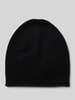 Christian Berg Woman Kasjmiermuts met rolzoom Zwart