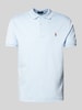 Polo Ralph Lauren Poloshirt mit Label-Stitching Hellblau