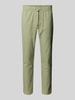 Only & Sons Cropped Stoffhose aus Leinen-Mix Modell 'LINUS' Hellgruen