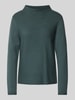 Marc O'Polo Slim Fit Strickpullover aus hochwertiger Baumwolle mit feinem Linksstrick Smaragd