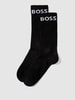 BOSS Socken mit Label-Print im 2er-Pack Black