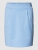 ICHI Spódnica mini z dodatkiem wiskozy model ‘Kate’ Jasnoniebieski
