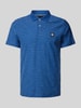 Lerros Regular fit poloshirt met labelbadge Blauw