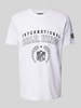 Balr. Oversized T-Shirt mit Label-Print Weiss