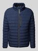 Fynch-Hatton Sweatjacke mit Stehkragen Marine