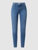 Gina Tricot Jeansy z wysokim stanem o kroju skinny fit z dodatkiem streczu model ‘Molly’ Jeansowy niebieski