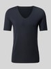 Hanro T-Shirt mit V-Ausschnitt Black