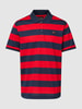 Paul & Shark Poloshirt met blokstrepen Rood