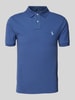 Polo Ralph Lauren Poloshirt mit Label-Stitching Petrol