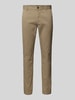 BOSS Orange Slim Fit Chino mit Eingrifftaschen Camel