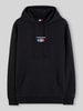 Tommy Jeans Relaxed Fit Hoodie aus reiner Baumwolle BLACK