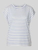 Tom Tailor Denim T-shirt z mieszanki wiskozy o kroju relaxed fit Biały