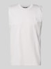 PEGADOR Tanktop mit Label-Stitching und Rundhalsausschnitt Flieder