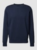 MCNEAL Sweatshirt mit gerippten Abschlüssen Dunkelblau