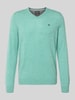 Fynch-Hatton Regular Fit Pullover mit Kaschmir-Anteil Modell 'Merino' Schilf