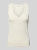 Marc O'Polo Slim Fit Tank Top aus Baumwoll-Mix Sand