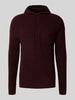 Antony Morato Strickpullover mit Kapuze Bordeaux