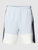 Lacoste Regular Fit Sweatshorts im Colour-Blocking-Design Hellblau