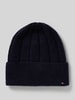 Tommy Hilfiger Beanie met wol en alpaca Marineblauw