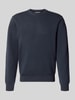 Casual Friday Gebreide pullover met ronde hals, model 'THEO' Donkerblauw