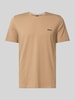 BOSS T-Shirt mit Logo-Detail Modell 'MIX&MATCH' Camel