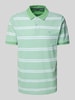 Fynch-Hatton Regular Fit Poloshirt mit Logo-Stitching Hellgruen