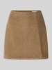 VERO MODA Nauwsluitende minirok van katoenmix model 'LULA' Zand