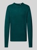 Scotch & Soda Regular Fit Strickpullover mit Rundhalsausschnitt Petrol