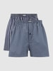 Jockey Boxershorts van katoen, per 2 verpakt Marineblauw