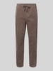 Only & Sons Tapered corduroy broek van katoenmix, model 'LINUS' Lichtbruin