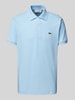 Lacoste Regular Fit Poloshirt mit Label-Patch Hellblau