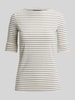Lauren Ralph Lauren regular fit T-shirt van katoenmix Lichtblauw