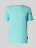 Tom Tailor Denim T-shirt o kroju regular fit z czystej bawełny Zielony melanż