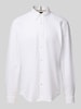 BOSS Regular Fit Businesshemd mit Button-Down-Kragen Modell 'Liam' Weiss