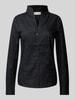 Christian Berg Woman Regular fit overhemdblouse met opstaande kraag Zwart