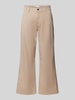 Brax Flared stoffen broek met verkort model, model 'STYLE.MAINE' Beige