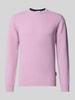 Casual Friday Strickpullover mit Rundhalsausschnitt Modell 'KARL' Flieder