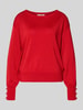 B.Young Gebreide pullover met sierknopen, model 'MOBBE' Rood