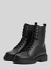 Tommy Hilfiger Schnürstiefel aus echtem Rindsleder Black