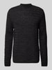 Jack & Jones Premium Strickpullover mit Strukturmuster Black