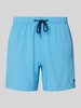 MCNEAL Relaxed Fit Badeshorts mit Logo-Stitching Metallic Blue