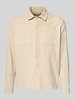 Blend Regular Fit Hemdjacke aus Cord Modell 'FABER' Offwhite