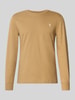 Polo Ralph Lauren Regular fit shirt met lange mouwen en logostitching, model 'Jersey' Beige
