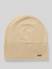 BOSS Czapka beanie z mieszanki żywej wełny i kaszmiru model ‘LARI’ Beżowy