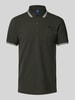 G-Star Raw Slim fit poloshirt met labelstitching, model 'Dunda' Antraciet