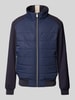 Christian Berg Men Steppjacke mit Stehkragen Marine